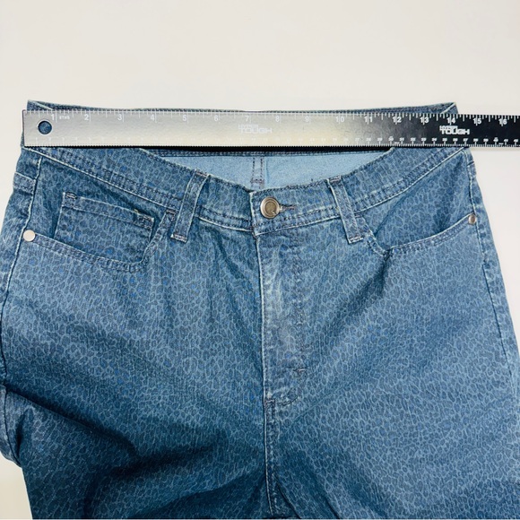 Dark blue Lee leopard print classic fit at the waist jeans - Picture 12 of 12